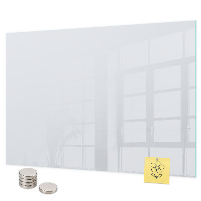 Magnetic wall board in off-white