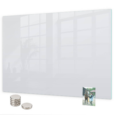 Magnetic wall board in off-white