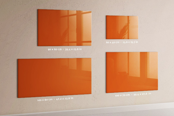 Magnetic board orange