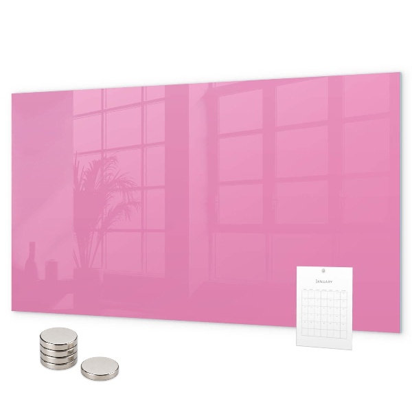 Magnetic wall board pink
