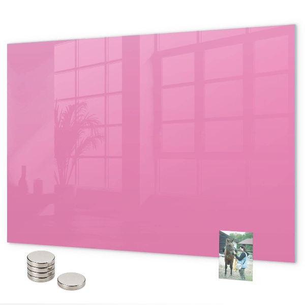 Magnetic wall board pink