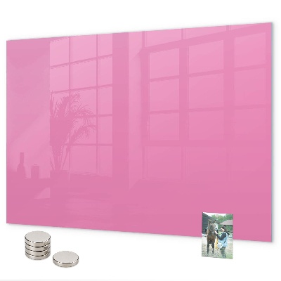 Magnetic wall board pink