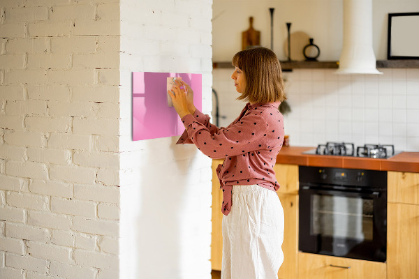 Magnetic wall board pink