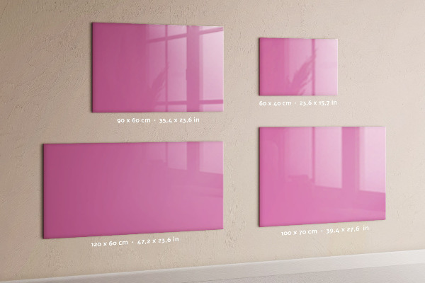 Magnetic wall board pink