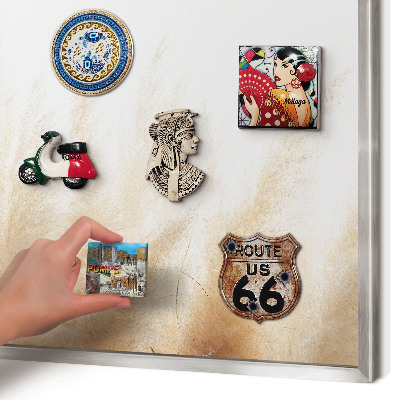 Printed magnet board in a silver frame Essential grasses
