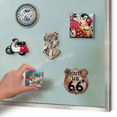 Printed magnet board in a silver frame Peaceful harmony