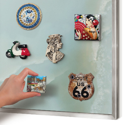 Printed magnet board in a silver frame Peaceful harmony