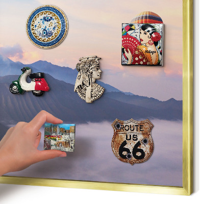 Magnetic board for magnets in a gold frame Sky Journey