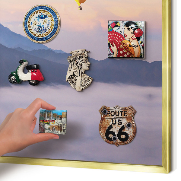 Magnetic board for magnets in a gold frame Sky Journey