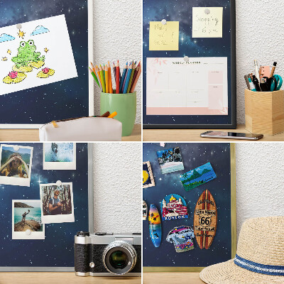 Magnetic board for magnets in a gold frame Star space