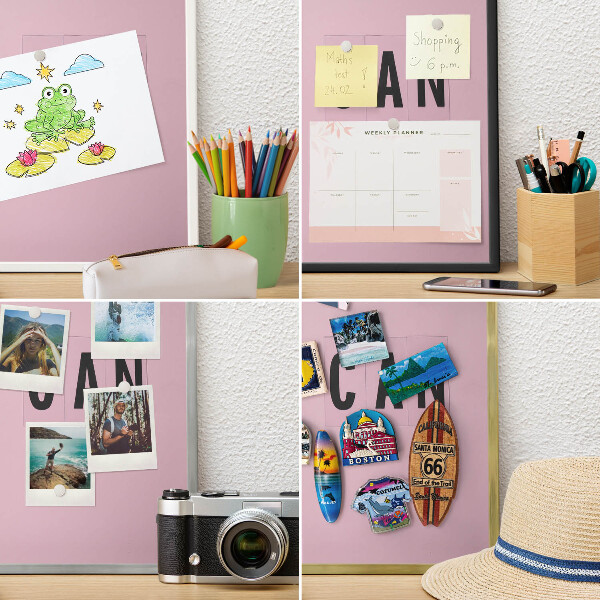Magnetic board for magnets in a gold frame Motivation every day