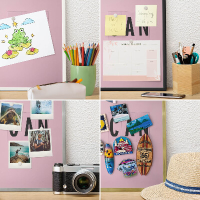 Magnetic board for magnets in a gold frame Motivation every day