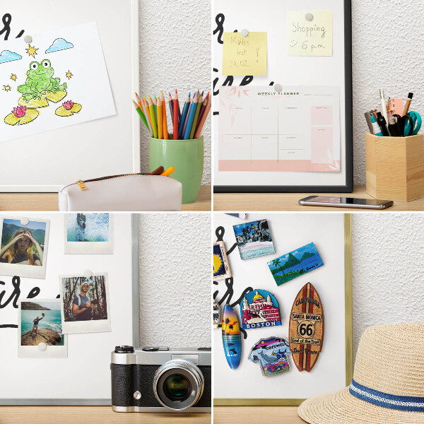 Magnetic board for magnets in a gold frame Mountain adventure