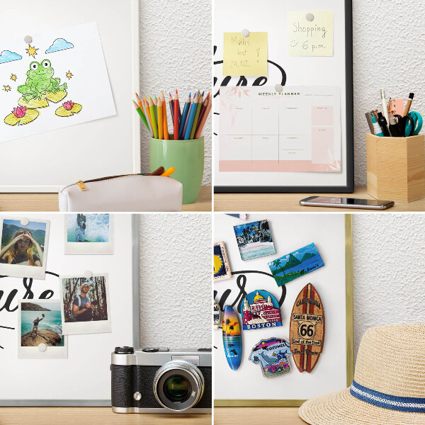 Magnetic board for magnets in a gold frame The Journey of Discovery