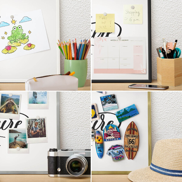 Magnetic board for magnets in a gold frame The Journey of Discovery