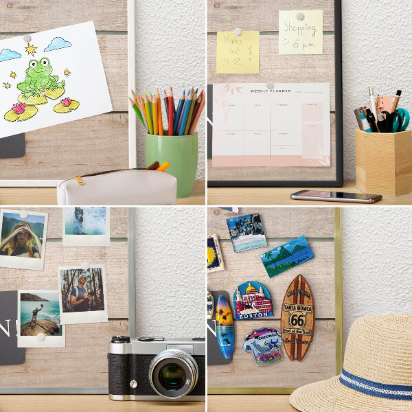 Magnetic board for magnets in a gold frame Motivation every day
