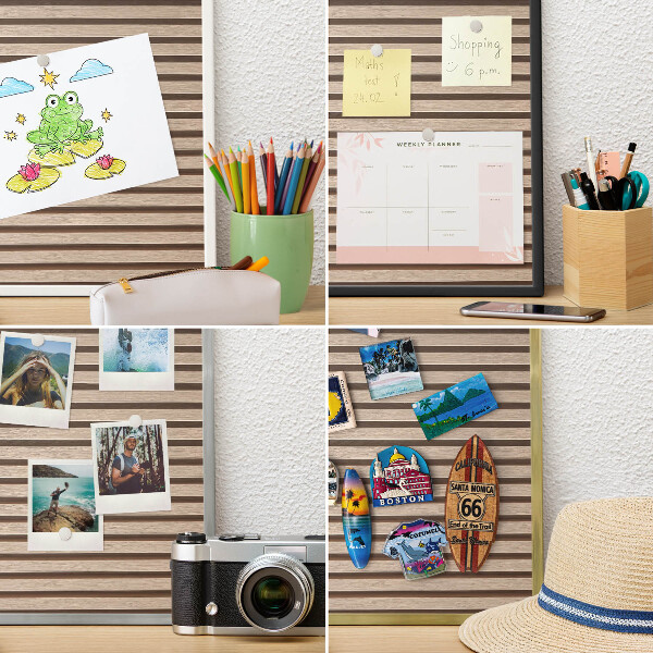 Magnetic board for magnets in a gold frame Calm structure