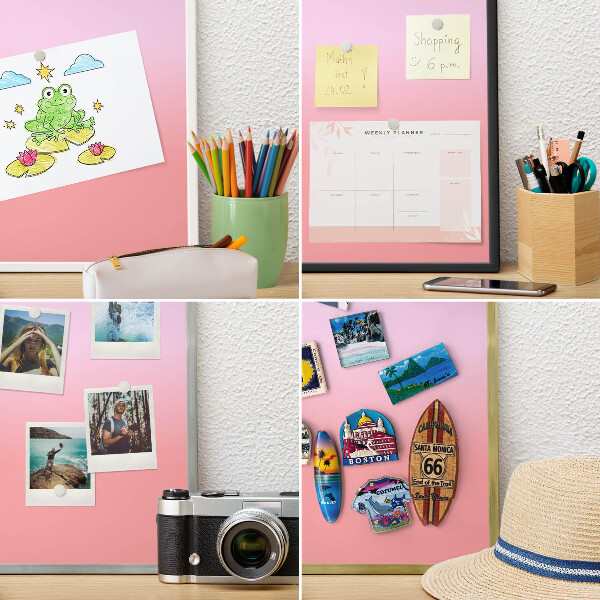 Magnetic board for magnets in a gold frame Delicate gradient