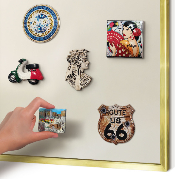 Magnetic board for magnets in a gold frame Fog tone