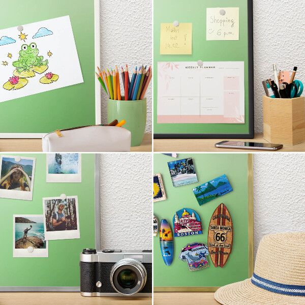 Magnetic board for magnets in a gold frame Green harmony