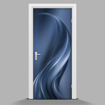 Door mural Blue abstraction