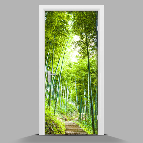 Door mural Bamboo forest