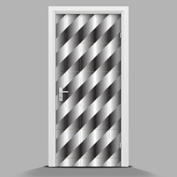 Door mural Abstraction