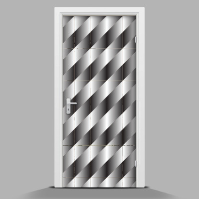 Door mural Abstraction