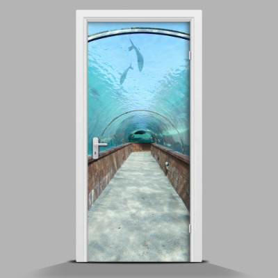 Door mural sticker Underwater world