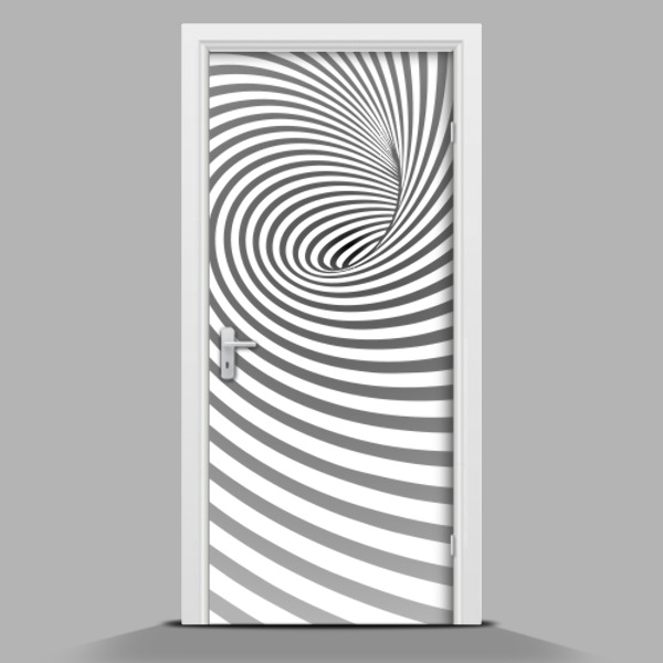 Door mural sticker Spiral