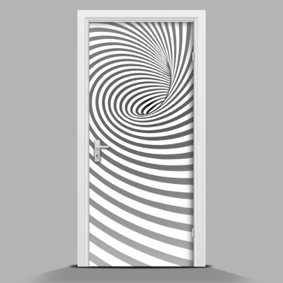 Door mural sticker Spiral