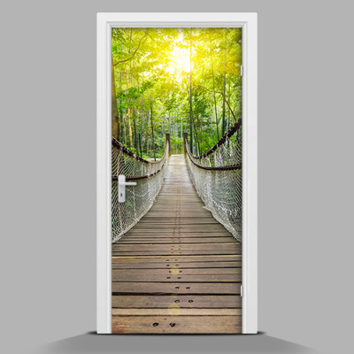 Door wallpaper Hanging bridge