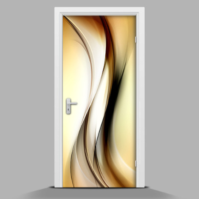 Door wallpaper Abstract pattern