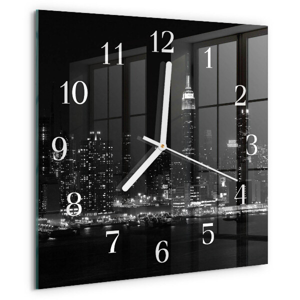 Square wall clock Horizon
