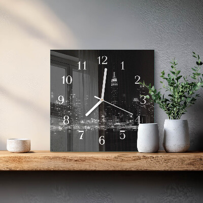 Square wall clock Horizon