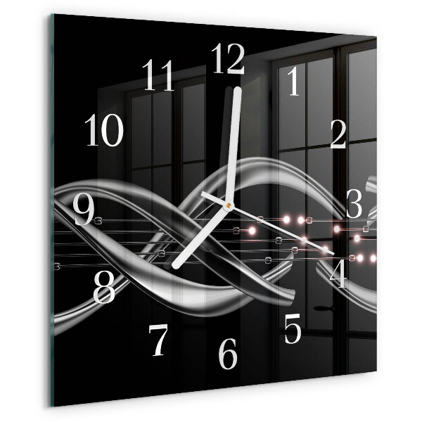Square wall clock Abstraction