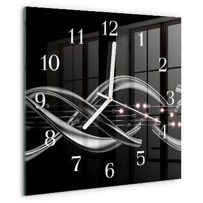 Square wall clock Abstraction