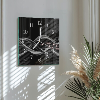 Square wall clock Abstraction