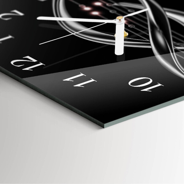 Square wall clock Abstraction