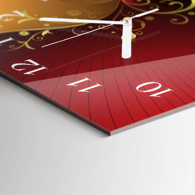 Square wall clock Abstraction