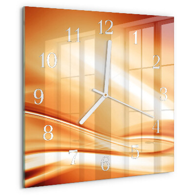 Square wall clock Abstraction