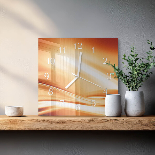 Square wall clock Abstraction