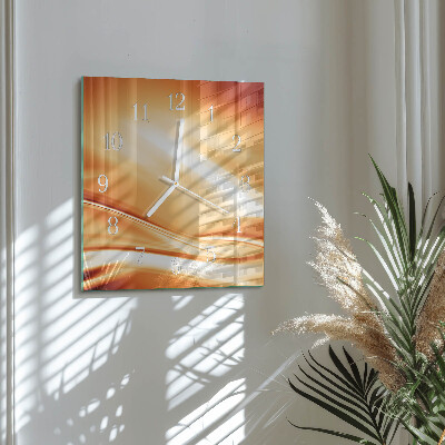 Square wall clock Abstraction