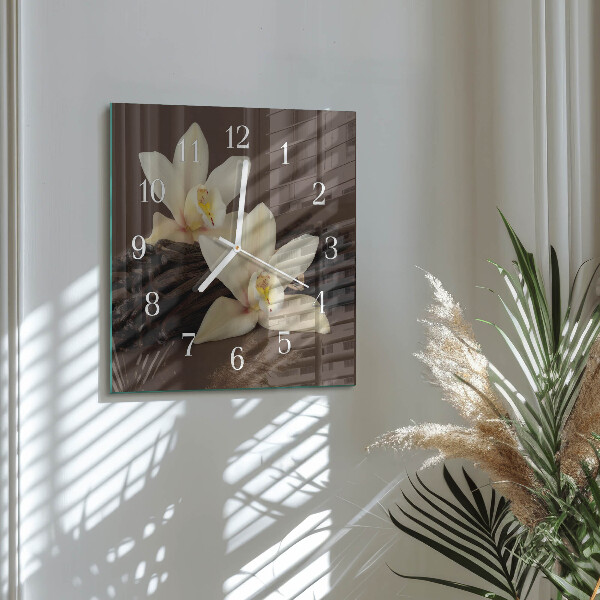 Square wall clock Vanilla
