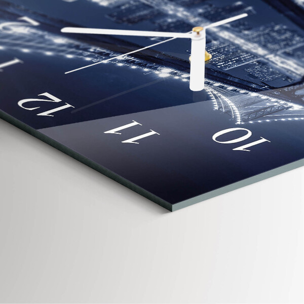 Square wall clock Bridge