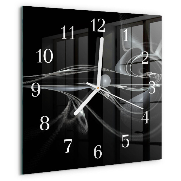 Square wall clock Abstraction