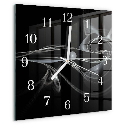 Square wall clock Abstraction