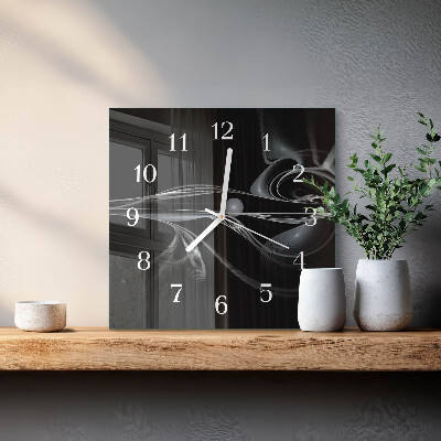 Square wall clock Abstraction