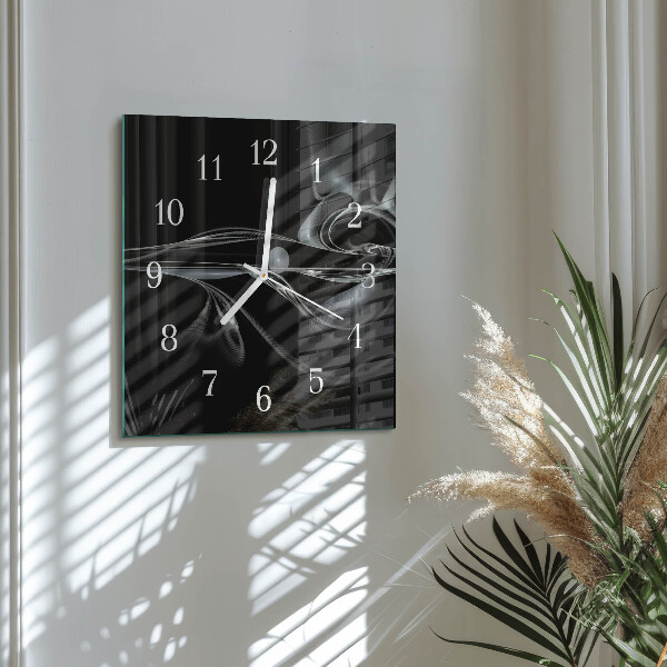 Square wall clock Abstraction
