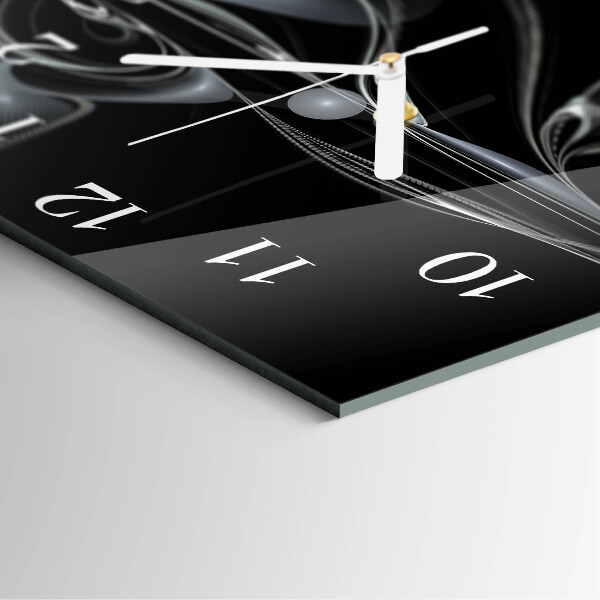 Square wall clock Abstraction